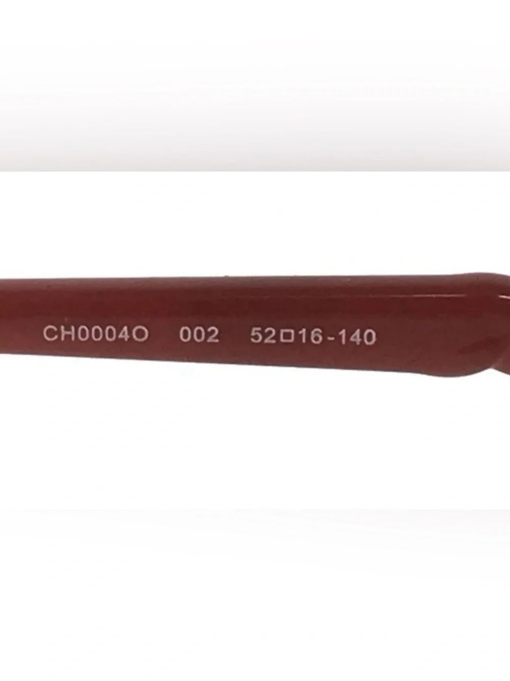 Chloé Eyeglass Frames CH0004O 002 Red Orange Butterfly 52-16-140 cottagecore
